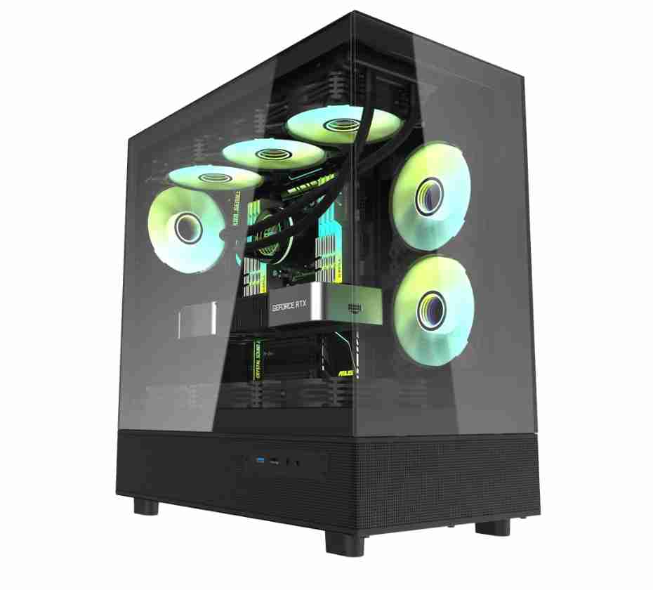 Gaming PC BUILD Ryzen 5 5600X RAM 16GB HARD 1TB ASUS RTX 5060 8GB 