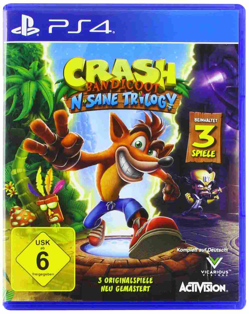 Crash Bandicoot N. Sane Trilogy -PS4